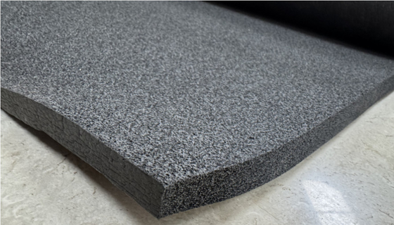 3mm Camo Fabric Black Open Cell EPDM Foam Rubber Sheet Neoprene Foam Adjustable Insulation Gasket حجم 1000 × 2000 مم