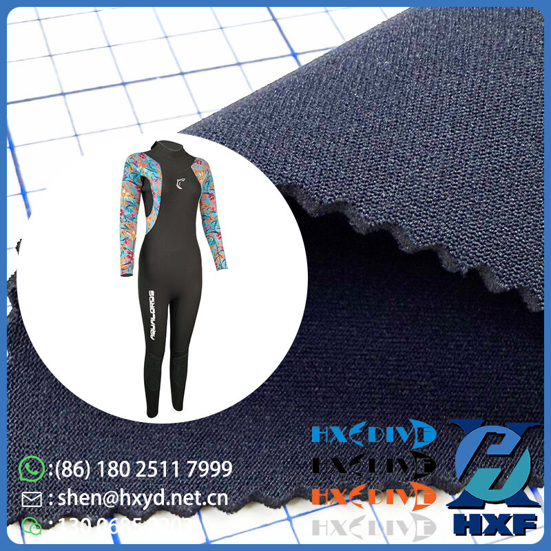 Durable Neoprene Material Closed Cell Chloroprene Foam Stretch Nylon Spandex Jersey for Watersports Clothing